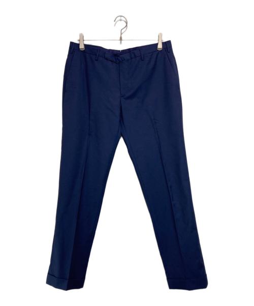 INCOTEX（インコテックス）INCOTEX (インコテックス) SLIM FITP ATTERN30 ウールパンツ ネイビー サイズ:50の古着・服飾アイテム