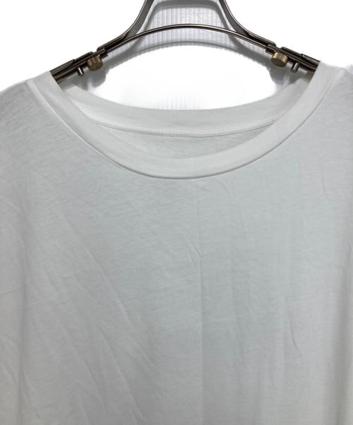 MM6 Maison Margiela（エムエムシックスメゾンマルジェラ）MM6 Maison Margiela (エムエムシックスメゾンマルジェラ) 半袖バックプリントワンピース ホワイト サイズ:Sの古着・服飾アイテム