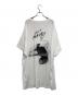 MM6 Maison Margiela (エムエムシックスメゾンマルジェラ) 半袖バックプリントワンピース ホワイト サイズ:S：12000円