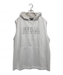 STELLA McCARTNEY（ステラマッカートニー）の古着「オーバーサイズ ノースリーブ フーディー / パーカー」｜ホワイト
