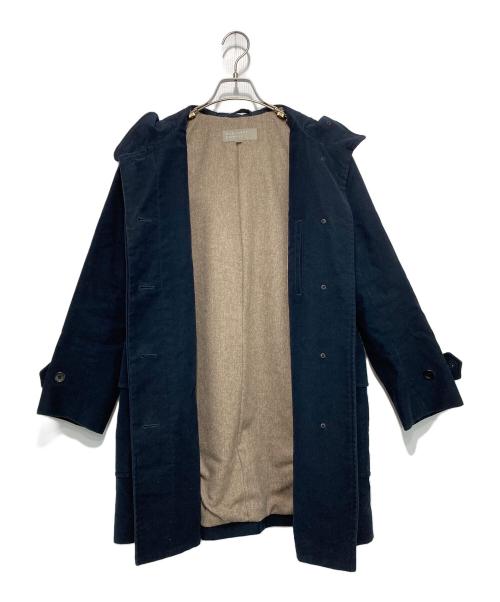 MARGARET HOWELL（マーガレットハウエル）MARGARET HOWELL (マーガレットハウエル) モールスキンフーデットコート ネイビー サイズ:1の古着・服飾アイテム