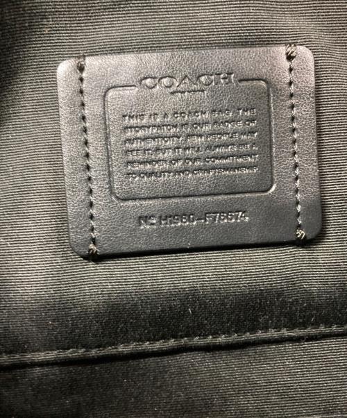 COACH（コーチ）COACH (コーチ) シグネチャーショルダーバッグ ベージュ×ブラックの古着・服飾アイテム