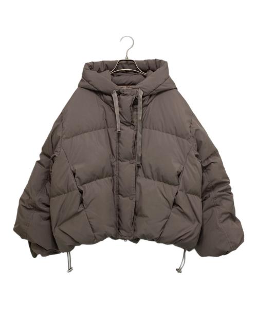 FRAY ID（フレイ アイディー）FRAY ID (フレイ アイディー) フーデッドダウンジャケット ブラウン サイズ:1の古着・服飾アイテム