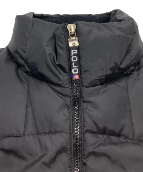 POLO SPORT（ポロスポーツ）POLO SPORT (ポロスポーツ) キルティングダウンベスト ブラック サイズ:Lの古着・服飾アイテム