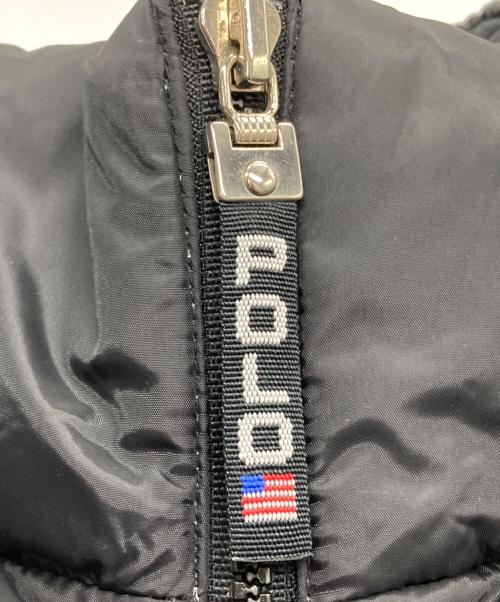 POLO SPORT（ポロスポーツ）POLO SPORT (ポロスポーツ) キルティングダウンベスト ブラック サイズ:Lの古着・服飾アイテム