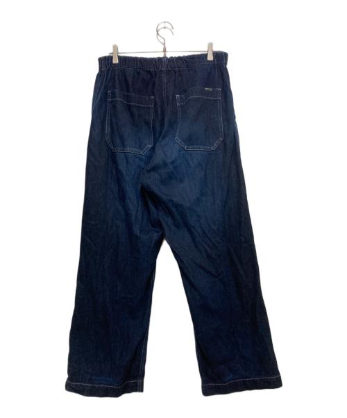 UPCYCLELINO（アップサイクルリノ）UPCYCLELINO (アップサイクルリノ) BASIC デニムワイドパンツ インディゴ サイズ:2の古着・服飾アイテム