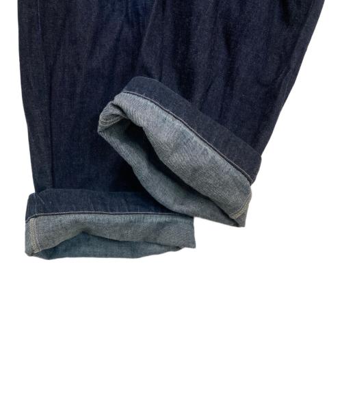 UPCYCLELINO（アップサイクルリノ）UPCYCLELINO (アップサイクルリノ) BASIC デニムワイドパンツ インディゴ サイズ:2の古着・服飾アイテム