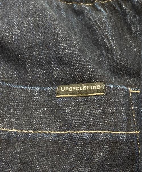 UPCYCLELINO（アップサイクルリノ）UPCYCLELINO (アップサイクルリノ) BASIC デニムワイドパンツ インディゴ サイズ:2の古着・服飾アイテム