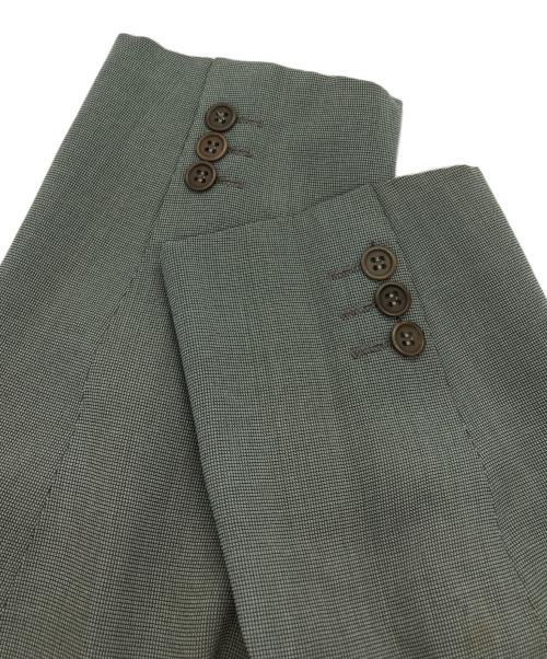 GIORGIO ARMANI（ジョルジオアルマーニ）GIORGIO ARMANI (ジョルジオアルマーニ) ダブルブレストテーラードジャケット グリーン サイズ:52の古着・服飾アイテム
