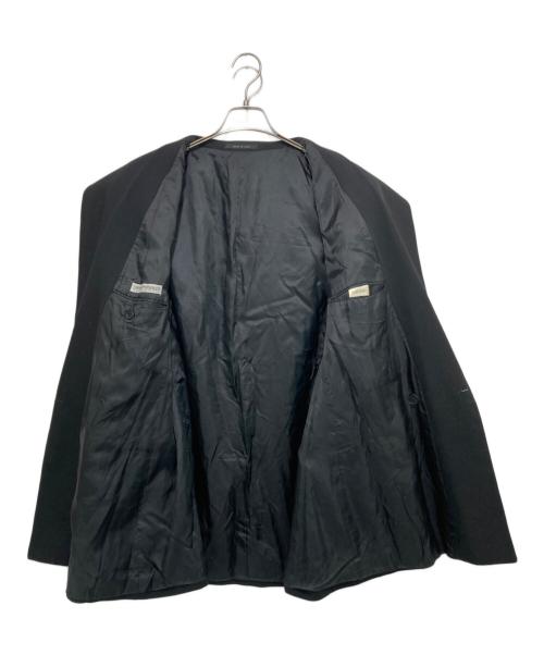 EMPORIO ARMANI（エンポリオ アルマーニ）EMPORIO ARMANI (エンポリオ アルマーニ) ダブルブレストテーラードジャケット ブラック サイズ:52の古着・服飾アイテム