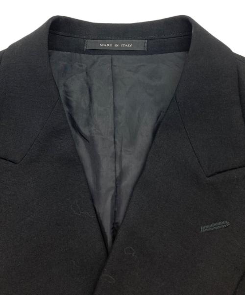 EMPORIO ARMANI（エンポリオ アルマーニ）EMPORIO ARMANI (エンポリオ アルマーニ) ダブルブレストテーラードジャケット ブラック サイズ:52の古着・服飾アイテム