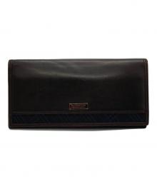 BURBERRY BLACK LABEL（バーバリーブラックレーベル）の古着「長財布」｜ブラウン