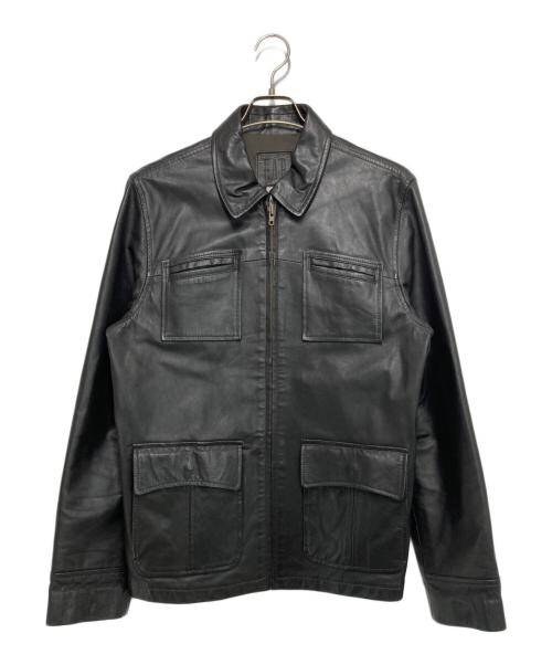 GAP（ギャップ）GAP (ギャップ) シープレザージップアップジャケット ブラウン サイズ:Mの古着・服飾アイテム