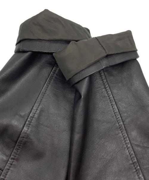 GAP（ギャップ）GAP (ギャップ) シープレザージップアップジャケット ブラウン サイズ:Mの古着・服飾アイテム
