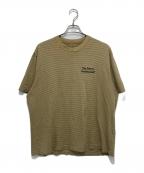 The Ennoy Professionalザ エンノイ プロフェッショナル）の古着「S/S Border T-Shirt」｜ベージュ