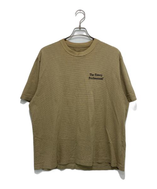 The Ennoy Professional（ザ エンノイ プロフェッショナル）The Ennoy Professional (ザ エンノイ プロフェッショナル) S/S Border T-Shirt ベージュ サイズ:Mの古着・服飾アイテム