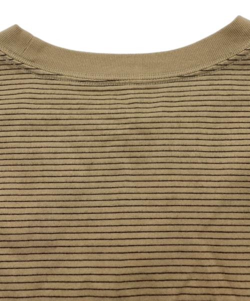 The Ennoy Professional（ザ エンノイ プロフェッショナル）The Ennoy Professional (ザ エンノイ プロフェッショナル) S/S Border T-Shirt ベージュ サイズ:Mの古着・服飾アイテム