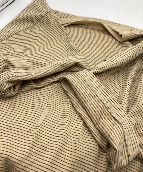 The Ennoy Professional（ザ エンノイ プロフェッショナル）The Ennoy Professional (ザ エンノイ プロフェッショナル) S/S Border T-Shirt ベージュ サイズ:Mの古着・服飾アイテム