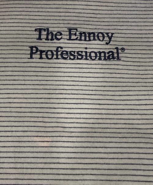 The Ennoy Professional（ザ エンノイ プロフェッショナル）The Ennoy Professional (ザ エンノイ プロフェッショナル) S/S Border T-Shirt ベージュ サイズ:Mの古着・服飾アイテム