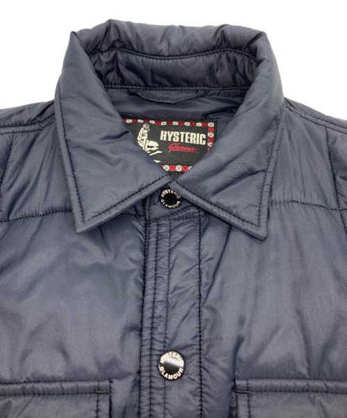 Hysteric Glamour（ヒステリックグラマー）Hysteric Glamour (ヒステリックグラマー) 中綿キルティングジャケット ネイビー サイズ:Mの古着・服飾アイテム