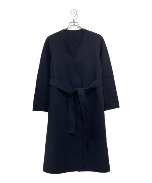 ANAYI（アナイ）ANAYI (アナイ) カルゼリバーロングコート ネイビー サイズ:38の古着・服飾アイテム