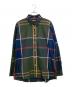 Barbour（バブアー）の古着「ラージ タータン チェック レギュラーカラー シャツ」｜グリーン×ネイビー