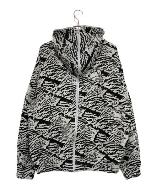 ICE CREAM（アイスクリーム）Ice Cream (アイスクリーム) Faces N Places L/S Hoodie Men Micro Chip ブラック×グレー サイズ:XLの古着・服飾アイテム