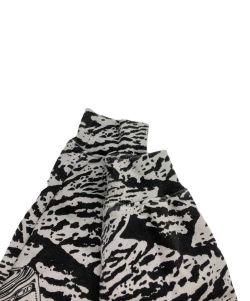 ICE CREAM（アイスクリーム）Ice Cream (アイスクリーム) Faces N Places L/S Hoodie Men Micro Chip ブラック×グレー サイズ:XLの古着・服飾アイテム