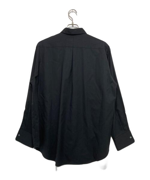 MARKAWARE（マーカウェア）MARKAWARE (マーカウェア) SUPER 160s WASHABLE WOOL OXFORD COMFORT FIT SHIRT ブラック サイズ:1の古着・服飾アイテム