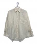 MARKAWAREマーカウェア）の古着「ORGANIC GIZA TYPEWRITER COMFORT FIT SHIRT」｜アイボリー