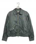 TTT MSWティー）の古着「Work jacket w/pierce」｜グリーン