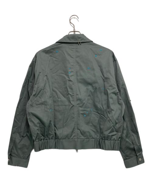 TTT MSW（ティー）TTT MSW (ティー) Work jacket w/pierce グリーン サイズ:Lの古着・服飾アイテム