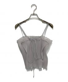 kotohayokozawa×STUDIOUS（コトハヨコザワ×ステュディオス）の古着「別注 SHEER CAMISOLE」｜グレー