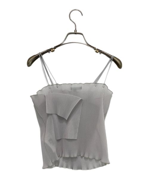 kotohayokozawa（コトハヨコザワ）kotohayokozawa (コトハヨコザワ) STUDIOUS (ステュディオス) 別注 SHEER CAMISOLE グレー サイズ:FREEの古着・服飾アイテム