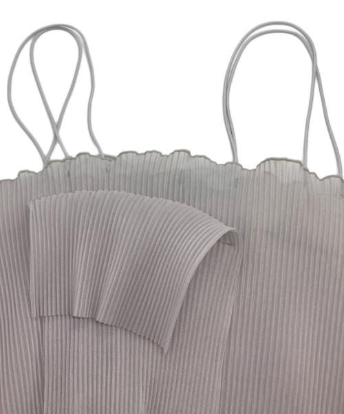 kotohayokozawa（コトハヨコザワ）kotohayokozawa (コトハヨコザワ) STUDIOUS (ステュディオス) 別注 SHEER CAMISOLE グレー サイズ:FREEの古着・服飾アイテム