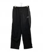 The Ennoy Professionalザ エンノイ プロフェッショナル）の古着「PIPING NYLON TRACK PANT」｜ブラック