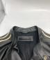 中古・古着 LIUGOO LEATHERS (リューグーレザーズ) カウレザー パンチング サイドライン ライダースジャケット ブラック サイズ:LL：18000円