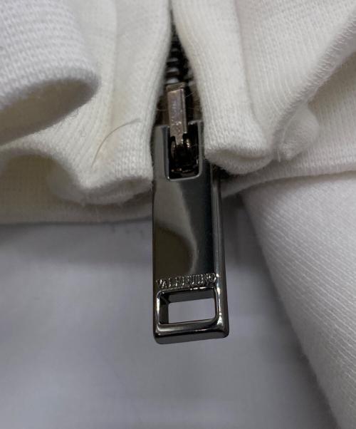 VALENTINO（ヴァレンティノ）VALENTINO (ヴァレンティノ) ロゴプリント ジップアップパーカー ホワイト サイズ:Mの古着・服飾アイテム