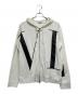 VALENTINO（ヴァレンティノ）の古着「ロゴプリント ジップアップパーカー」｜ホワイト