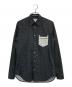 Maison Margiela（メゾンマルジェラ）の古着「ポルカドット長袖シャツ」｜ブラック×ホワイト