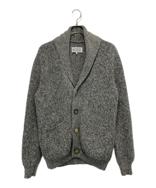 Maison Margiela（メゾンマルジェラ）Maison Margiela (メゾンマルジェラ) ショールカラーカーディガン グレー サイズ:Sの古着・服飾アイテム