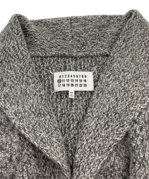 Maison Margiela（メゾンマルジェラ）Maison Margiela (メゾンマルジェラ) ショールカラーカーディガン グレー サイズ:Sの古着・服飾アイテム