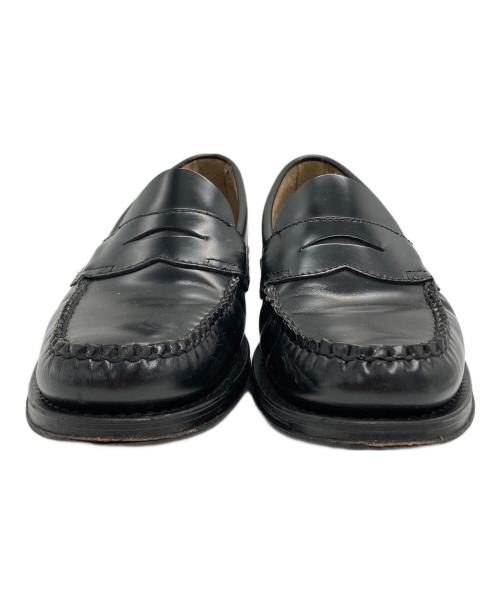 G.H.BASS&CO.（ジー・エイチ・バス）G.H.BASS&CO. (ジー・エイチ・バス) LOGAN / BLACK (LEATHER SOLE) ブラック サイズ:8/9/42の古着・服飾アイテム