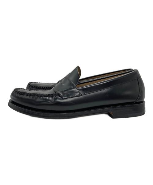 G.H.BASS&CO.（ジー・エイチ・バス）G.H.BASS&CO. (ジー・エイチ・バス) LOGAN / BLACK (LEATHER SOLE) ブラック サイズ:8/9/42の古着・服飾アイテム