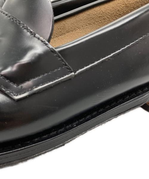 G.H.BASS&CO.（ジー・エイチ・バス）G.H.BASS&CO. (ジー・エイチ・バス) LOGAN / BLACK (LEATHER SOLE) ブラック サイズ:8/9/42の古着・服飾アイテム