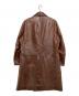 ISSEY MIYAKE MEN (イッセイミヤケメン) カウレザーコート ブラウン サイズ:2：35000円