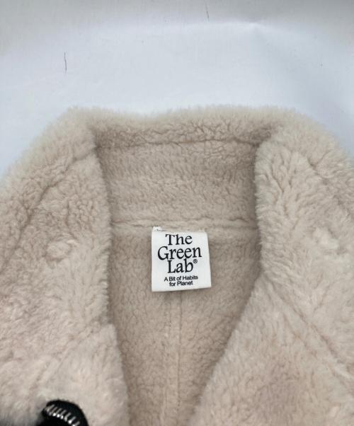 THE GREEN LAB（ザグリーンラボ）THE GREEN LAB (ザグリーンラボ) 裏ボア フェイクムートンジャケット ブラック サイズ:FREEの古着・服飾アイテム