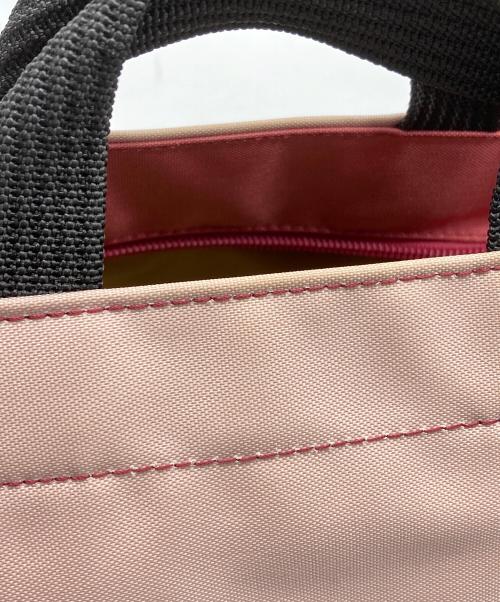 Herve Chapelier（エルベシャプリエ）Herve Chapelier (エルベシャプリエ) ナイロン舟形トートS ピンク×ピンクの古着・服飾アイテム