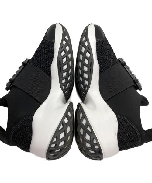 Roger Vivier（ロジェ ヴィヴィエ）Roger Vivier (ロジェ ヴィヴィエ) ヴィヴ ラン スニーカー ブラック×ホワイト サイズ:37の古着・服飾アイテム
