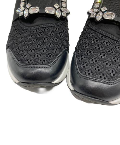 Roger Vivier（ロジェ ヴィヴィエ）Roger Vivier (ロジェ ヴィヴィエ) ヴィヴ ラン スニーカー ブラック×ホワイト サイズ:37の古着・服飾アイテム
